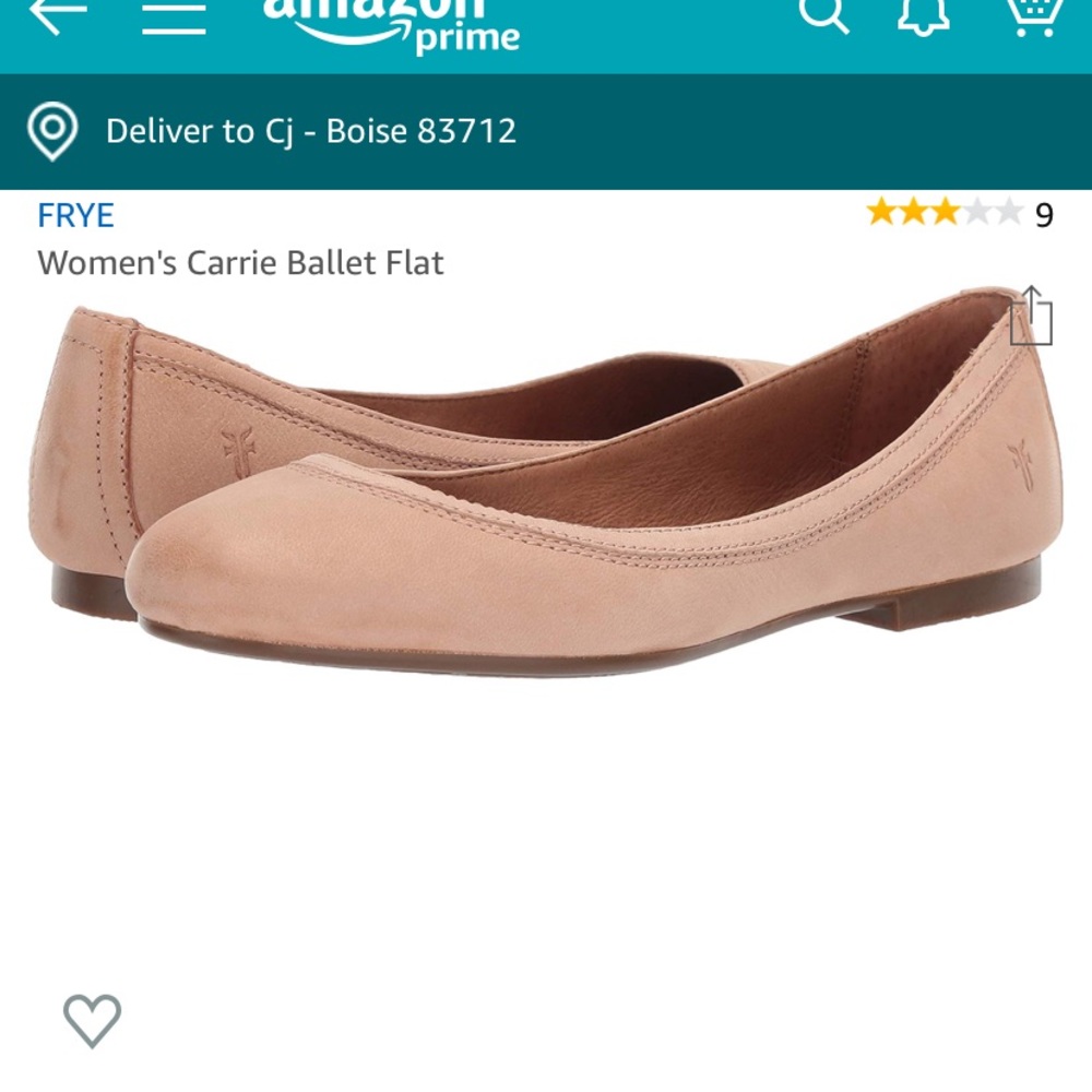 Frye ballet flats I. Dusty rose